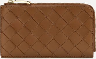 Bottega Veneta Portacarte Intrecciato con zip Woman UNI