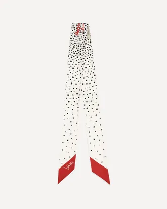 Valentino Garavani Foulard Twill Little Stars Starry in seta Woman UNI
