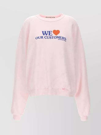 Alexander Wang cotton printed sweatshirt