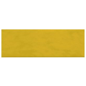 vidaXL Cabecero De Pared 12 Pcs Amarillo Terciopelo Vidaxl