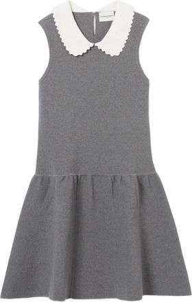 Claudie Pierlot Abito corto con colletto alla Peter Pan - Grigio