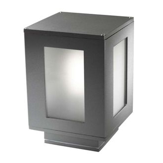 Forlight Baliza aluminio gris 15x15x22 cm