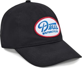 Deus Sal logo-patch cap - unisex - Cotton - One Size - Black
