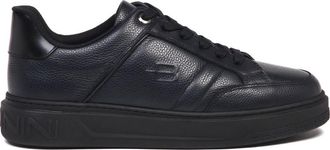 Baldinini Leren Sneakers - Heren - Sneakers - Blauw - 40 EU - Leer - Schoenen