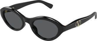 Valentino Vg 0008Sa Zonnebril - Dames - Zonnebrillen - Zwart - 53 MM - Nylon - Accessoires