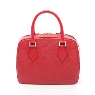 Louis Vuitton Pre-owned Handbags, female, Red, Size: ONE SIZE Pre-owned Sablon Epi Handbag