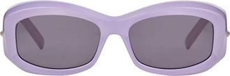 Givenchy Ovale Zonnebril - Dames - Zonnebrillen - Paars - ONE Size - Accessoires