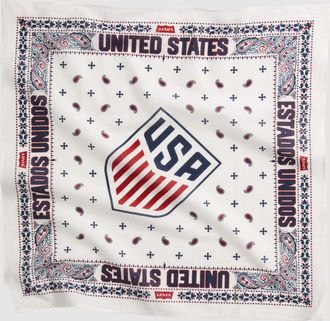Levi's U. s. Soccer Bandana - Mens - One Size - White