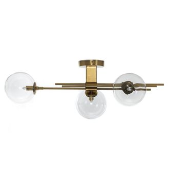 Oresteluchetta L&aacute;mpara de ara&ntilde;a de metal pintado de lat&oacute;n cm. L.74 p.20 h.23