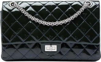 Chanel Pre-owned Reissue Flap Bag - Dames - Vintage Schoudertas - Blauw - ONE Size - Leer - Vintage