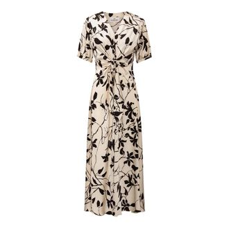 Karmamia Midi Jurken - Dames - Casual kleedjes - Veelkleurig - S - Kleedjes