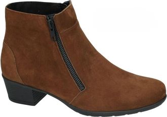 Solidus Kerry Enkelboot - Dames - Laarzen met Hak - Bruin - 37 1/2 EU - Wol - Schoenen