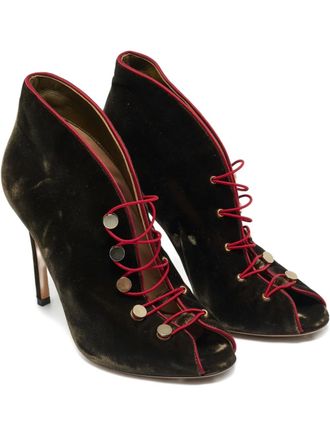 Gianvito Rossi Miral open-toe boots - Brown