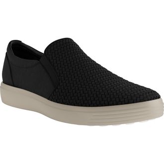 Ecco Soft 7 Slip-On Sneaker in Black at Nordstrom Rack, Size 6-6.5Us / 40Eu