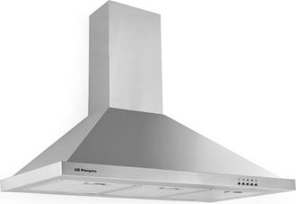 Orbegozo Orbegozo - Campana Decorativa Acabado Inox 60 Cm Ds 48190 B In, 3 Niveles De Potencia, 2 Bombillas Led, 3 Filtros Aluminio Desmontables, Extracci&oacute;n 63