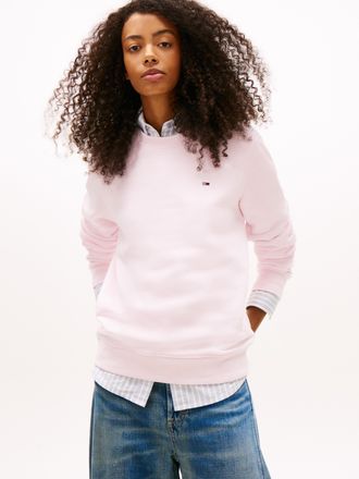 Tommy Jeans TJW REG S FLAG CREW, mit Logostickerei