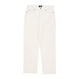 Dickies Ecru Denim Mens Jeans - male - Dickies - Straight Fit Jeans - Beige - W36 L32 - Jeans
