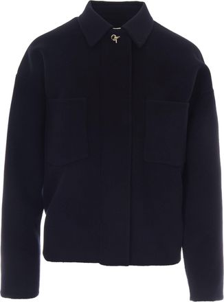 Fabiana Filippi Night Blue Double Wool Shirt