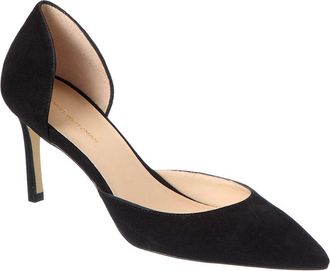 Stuart Weitzman Mara 75 DOrsay Suede Pump
