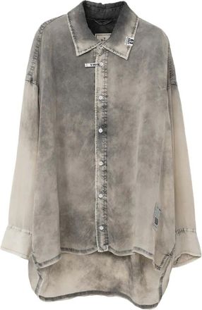 Miharayasuhiro Mihara Yasuhiro, Dames, Blouses & Shirts, Grijs, Maat: XS