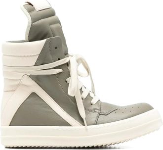 Rick Owens Geobasket Leather Sneakers