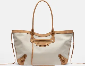 Balenciaga Shopper Le City Beach Medium in canvas