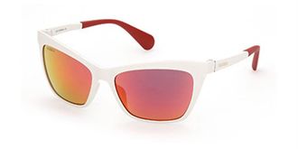 Max & Co. MO0014 21L Womens Sunglasses White Size 55