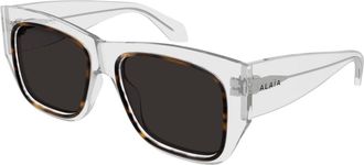 Alaia AA0090S 001 Womens Sunglasses Clear Size 55