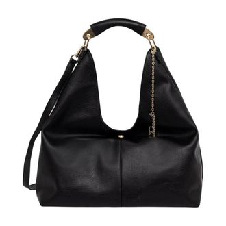 Twinset Tassen, Dames, Zwart, ONE Size, Polyester, Hobo Bag