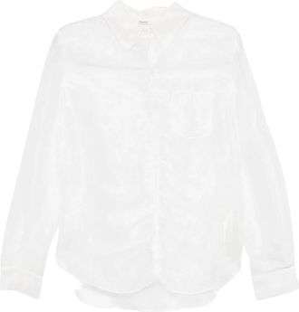 Khaite Dames, Blouses & Shirts, Wit, Maat: 2XS