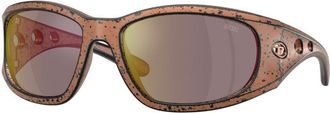 Diesel DL3012U 20114Z Mens Sunglasses Brown Size 61