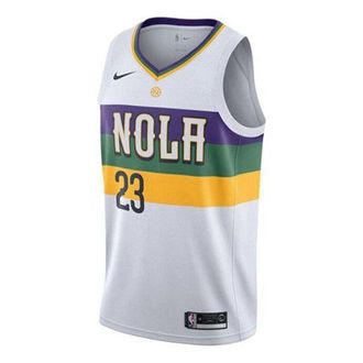 Nike NBA City limited Jersey SW Fan Edition 18-19 Season New Orleans Pelicans Davis No. 23 White AJ4628-101