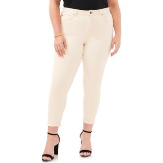 Vince Camuto Release Hem Ankle Skinny Jeans in Natural at Nordstrom Rack, Size 22W