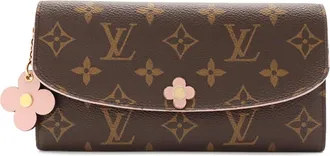 Louis Vuitton Rose Ballerine Monogram Canvas Long Wallet (Bi-Fold) (Pre-Owned)