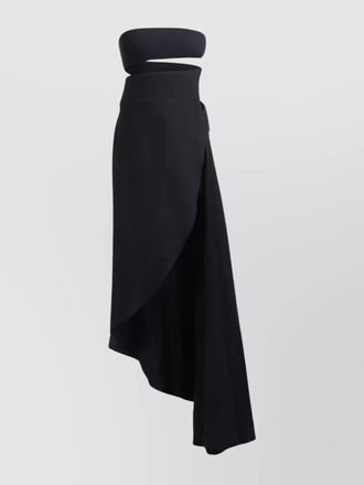 Alaia spiral fluid cady dress