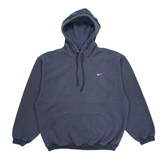 Nike Sportswear Solo Swoosh Pullover Hoodie Navy FN3348-437