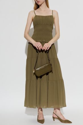 Michael Michael Kors Sleeveless Dress, Womens, Green