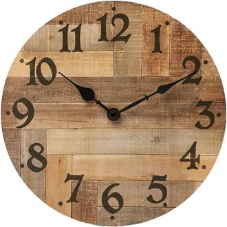 OEM Reloj De Pared Digital Vintage De 40 Cm, Dise&ntilde;o Redondo Moderno, Silencioso, De Madera, Para Dormitorio, Escuela, Sala De Estar, Cocina, Hogar, Oficin