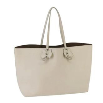 Bottega Veneta Pre-owned Tote Bags, female, White, Size: ONE SIZE Pre-owned Vintage Tote Bag