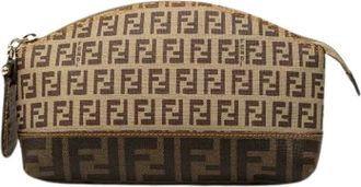 Fendi Pre-owned Cosmetic Pouch - Dames - Vintage Accessoires - Beige - ONE Size - Vintage