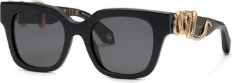 Roberto Cavalli SRC123 0700 Mens Sunglasses Black Size 51