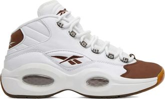 Reebok Sneakers Question Mid Mocha Toe - Bianco