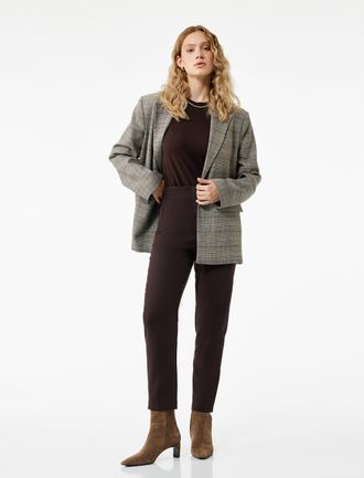 Koton BROEKEN Vrouwelijke Hoge Taille Cigarette Broek