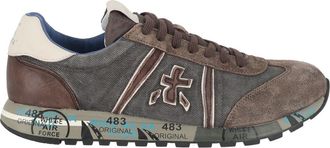 Premiata Brown Lucy Suede Leather Sneakers