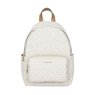 Michael Kors Backpacks, female, Beige, ONE SIZE, Ivory Backpack with Adjustable Straps