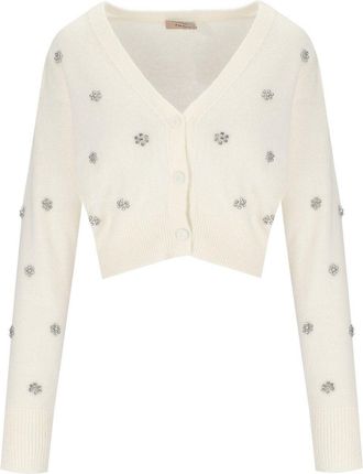 Twin-Set CARDIGAN CROP NEVE TWINSET