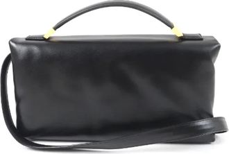 Marni Tweedehands leren handtassen - Dames - Vintage Handtas - Zwart - ONE Size - Leer - Vintage