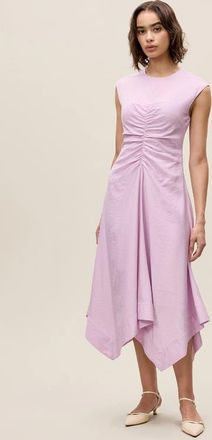 Rebecca Taylor Allegra Stripe Dress in Wisteria at Nordstrom, Size 00
