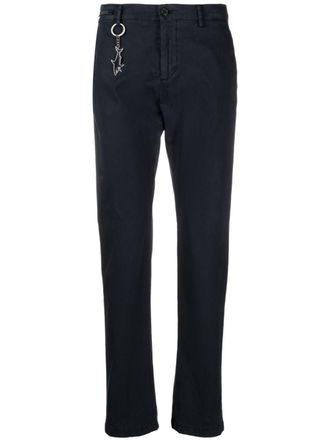 Paul & Shark Chino met logobedel - Blauw
