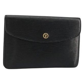 Louis Vuitton Pre-owned Clutches, female, Black, Size: ONE SIZE Pre-owned Vintage Epi Clutch